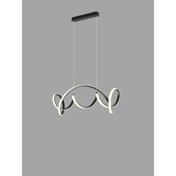 Aviano Toronto lampa wisząca 1x64 W czarna 7095-0110