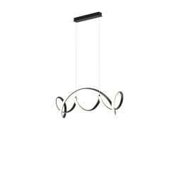 Aviano Toronto lampa wisząca 1x64 W czarna 7095-0110