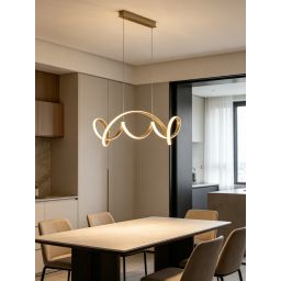 Aviano Toronto lampa wisząca 1x64 W złota 7095-0115