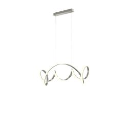 Aviano Toronto lampa wisząca 1x64 W srebrna 7095-0163