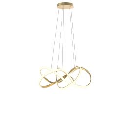 Aviano Arte lampa wisząca 1x138 W złota 7097-0115