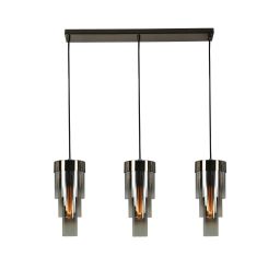 Aviano Grans lampa wisząca czarna-chrom 7211-0310