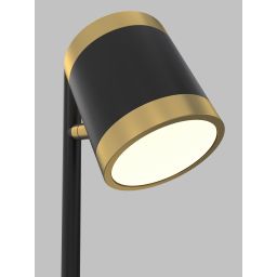 Aviano Toulouse lampa biurkowa 1x10 W czarna 8003-104S