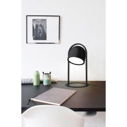 Aviano Nizza lampa biurkowa 1x105 W czarna 8045-102