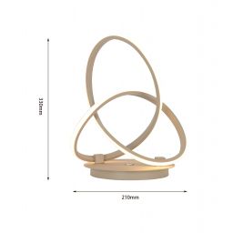 Aviano Bandol lampa stołowa 1x18 W piaskowa 8064-113