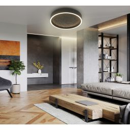 Aviano Bordeaux lampa podsufitowa 40 W czarna 9002-102M