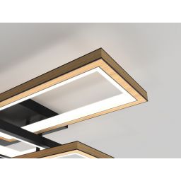 Wofi Matera lampa podsufitowa 5x12 W czarna 9022-506