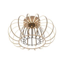 Aviano Salo lampa podsufitowa 55 W czarna-piaskowa 9033-113