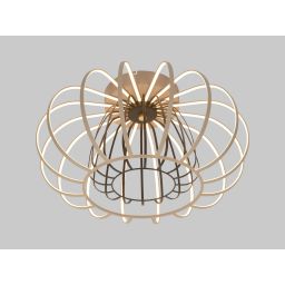 Aviano Salo lampa podsufitowa 55 W czarna-piaskowa 9033-113