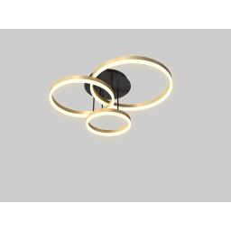 Aviano Perpignon lampa podsufitowa 3x17 W czarna 9049-401