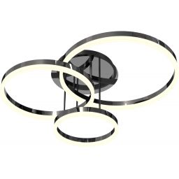 Aviano Perpignon lampa podsufitowa 3x17 W czarna 9049-405