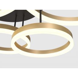 Aviano Perpignon lampa podsufitowa 5x16 W czarna 9049-601