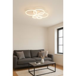 Aviano Ravello lampa podsufitowa 70 W biała 9055-508