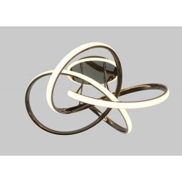 Aviano Bandol lampa podsufitowa 1x56 W czarna-chrom 9064-105