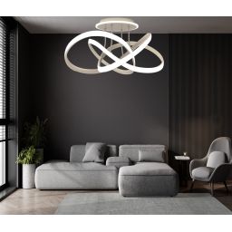 Aviano Bandol lampa wisząca 56 W piaskowa 9064-113