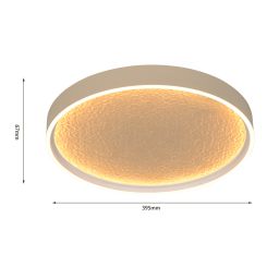 Aviano Bormes lampa podsufitowa 60 W piaskowa 9069-113L