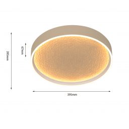 Aviano Bormes lampa podsufitowa 40 W piaskowa 9069-113M