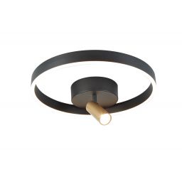Aviano Pignano lampa podsufitowa 2x18 W czarna-złota 9206-0110