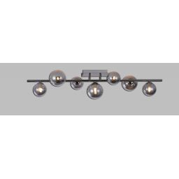 Aviano Sevilla lampa podsufitowa czarna-chrom 9214-0710
