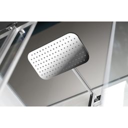 Aqualine deszczownica 35x20 cm prostokątna chrom SC235