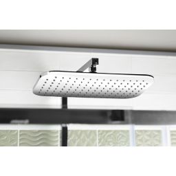 Aqualine deszczownica 35x20 cm prostokątna chrom SC235