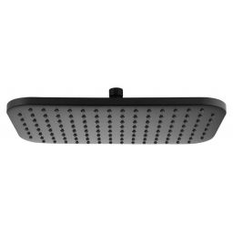 Aqualine deszczownica 35x20 cm prostokątna czarny mat SC296