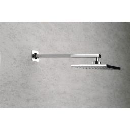 Aqualine ramię deszczownicy 40 cm prostokątne chrom TQ043