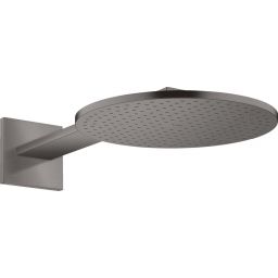 Axor ShowerSolutions deszczownica 30 cm z ramieniem czarny chrom szczotkowany 35300340