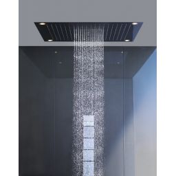 Axor Starck Shower Collection deszczownica sufitowa ShowerHeaven 97 cm z oświetleniem stal szlachetna 10623800