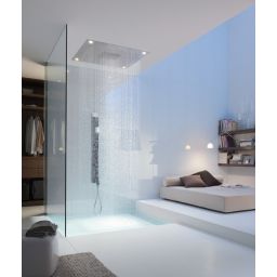 Axor Starck Shower Collection deszczownica sufitowa ShowerHeaven 97 cm z oświetleniem stal szlachetna 10623800