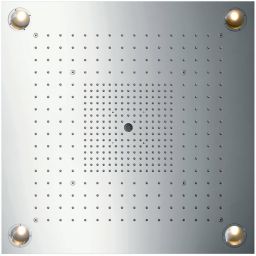 Axor Starck Shower Collection deszczownica sufitowa ShowerHeaven 72 cm z oświetleniem stal szlachetna 10627800