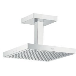 Axor Starck deszczownica 24 cm kwadratowa z ramieniem sufitowym EcoSmart chrom 10929000