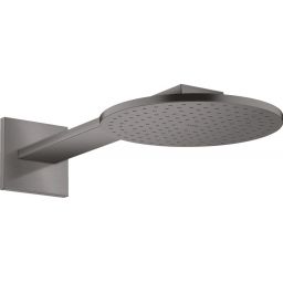 Axor ShowerSolutions deszczownica 25 cm okrągła z ramieniem czarny chrom szczotkowany 35284340