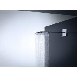 Axor ShowerSolutions deszczownica 25 cm okrągła z ramieniem nikiel szczotkowany 35284820