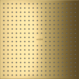 Axor ShowerSolutions deszczownica 30 cm kwadratowa sufitowa złoty optyczny polerowany 35317990