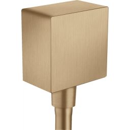 Axor ShowerSolutions przyłącze kątowe węża FixFit Square brąz szczotkowany 36732140