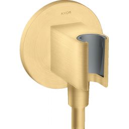 Axor FixFit przyłącze kątowe z uchwytem złoty optyczny szczotkowany 36733250