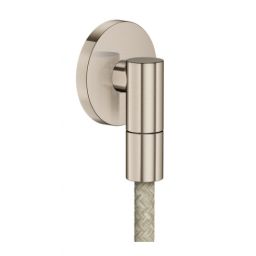 Axor Wall outlet Fine przyłącze kątowe nikiel szczotkowany 36737820