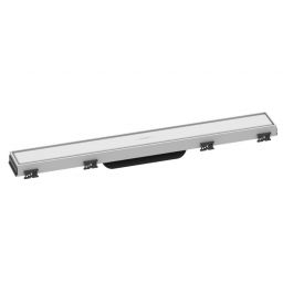 Zestaw Hansgrohe RainDrain Match odpływ liniowy 60 cm biały mat (56036700, 56016180)