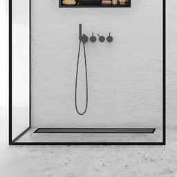 Balneo Duplex Next Black odpływ prysznicowy 70 cm liniowy czarny BLK70N