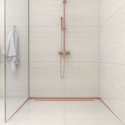 Balneo listwa kształtująca spadek 120 cm lewa miedziana D0101040210-1