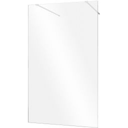 Besco Aveo Due Walk-in ścianka prysznicowa 140 cm chrom błyszczący/szkło przezroczyste AVD-140-195C