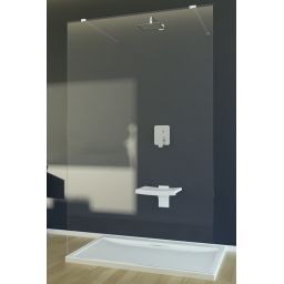 Besco Aveo Due Walk-In ścianka prysznicowa 90 cm chrom błyszczący/szkło przezroczyste AVD-90-195C