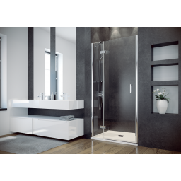 Besco Viva drzwi prysznicowe 100 cm lewe chrom/szkło przezroczyste DVL-100-195C