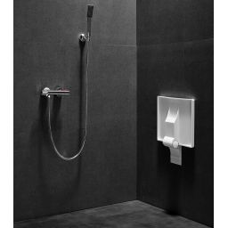 Besco Active siedzisko przysznicowe 32x37 cm uchylne białe SPA