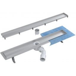 Besco Virgo 360 Duo odpływ prysznicowy liniowy 60 cm chrom szczotkowany OL-60-V360