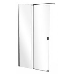 Besco Vayo Chrom ścianka prysznicowa walk-in 130 cm chrom połysk/szkło przezroczyste VY-130-200C