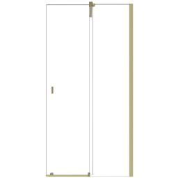 Besco Vayo Gold ścianka prysznicowa walk-in 130 cm złoty połysk/szkło przezroczyste VYG-130-200C
