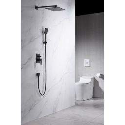 Blue Water Toronto zestaw prysznicowy podtynkowy czarny mat TOR-ZKP.150CZARNYMAT