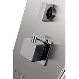 Corsan Neo panel prysznicowy ścienny termostatyczny LED chrom 649834